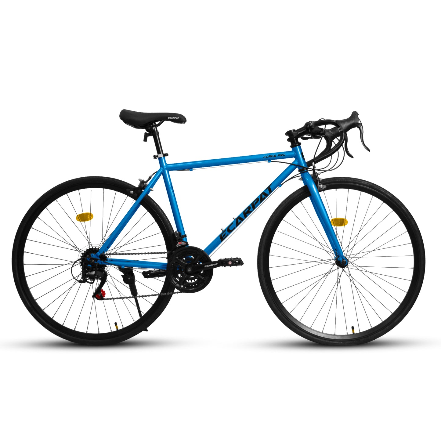 Ecarpat 700C Hybrid Road Bike, 21 Speeds Steel Frame Racing Commuting City Bike