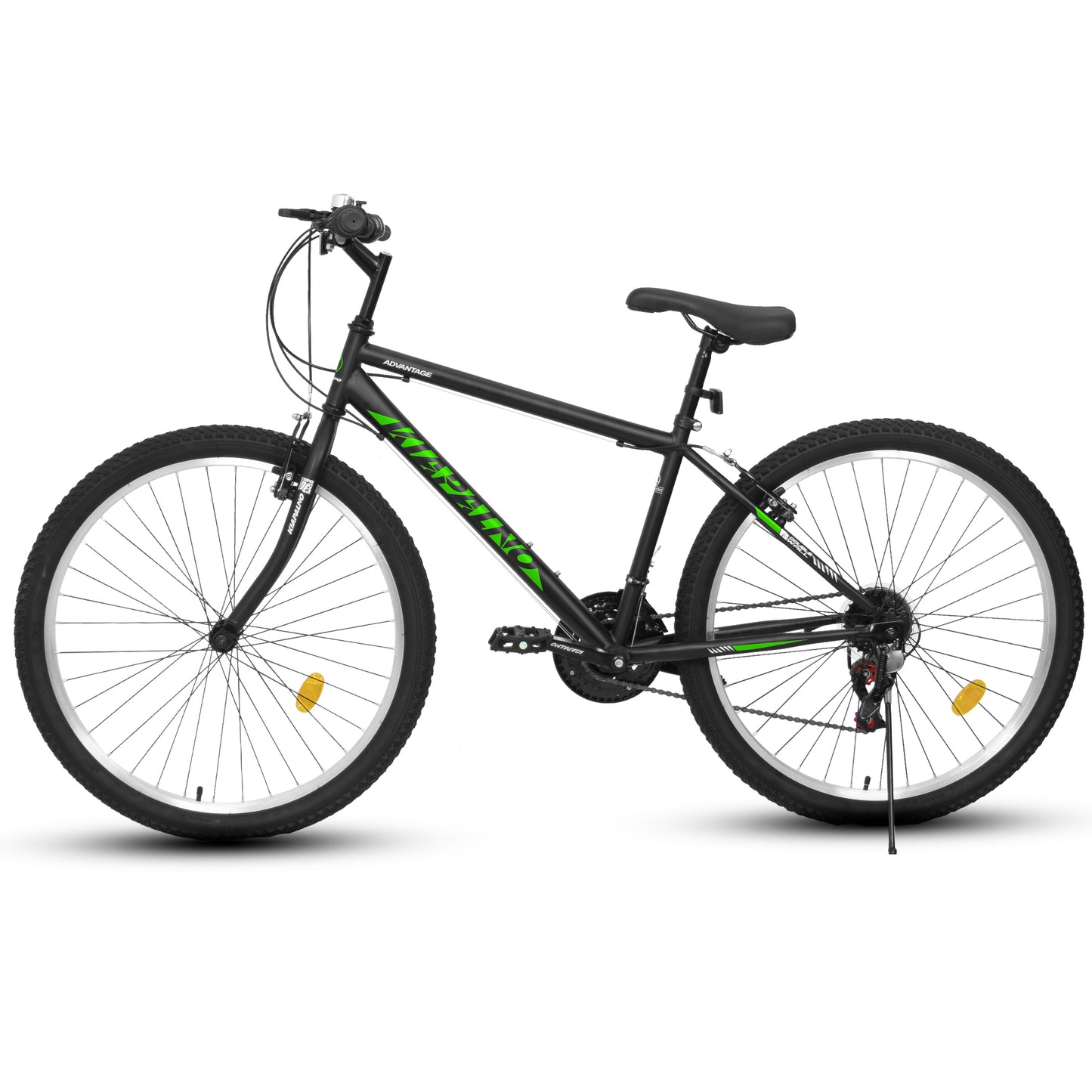 Mountain Bike 26 Inch for Men Women, 21 Speeds High-Carbon Steel Frame, Front Suspension Sport Bicycle, Adult Teens MTB Bicycle for Snow City Commuters and Short Trip