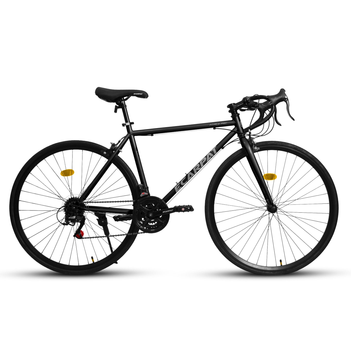 Ecarpat 700C Hybrid Road Bike, 21 Speeds Steel Frame Racing Commuting City Bike