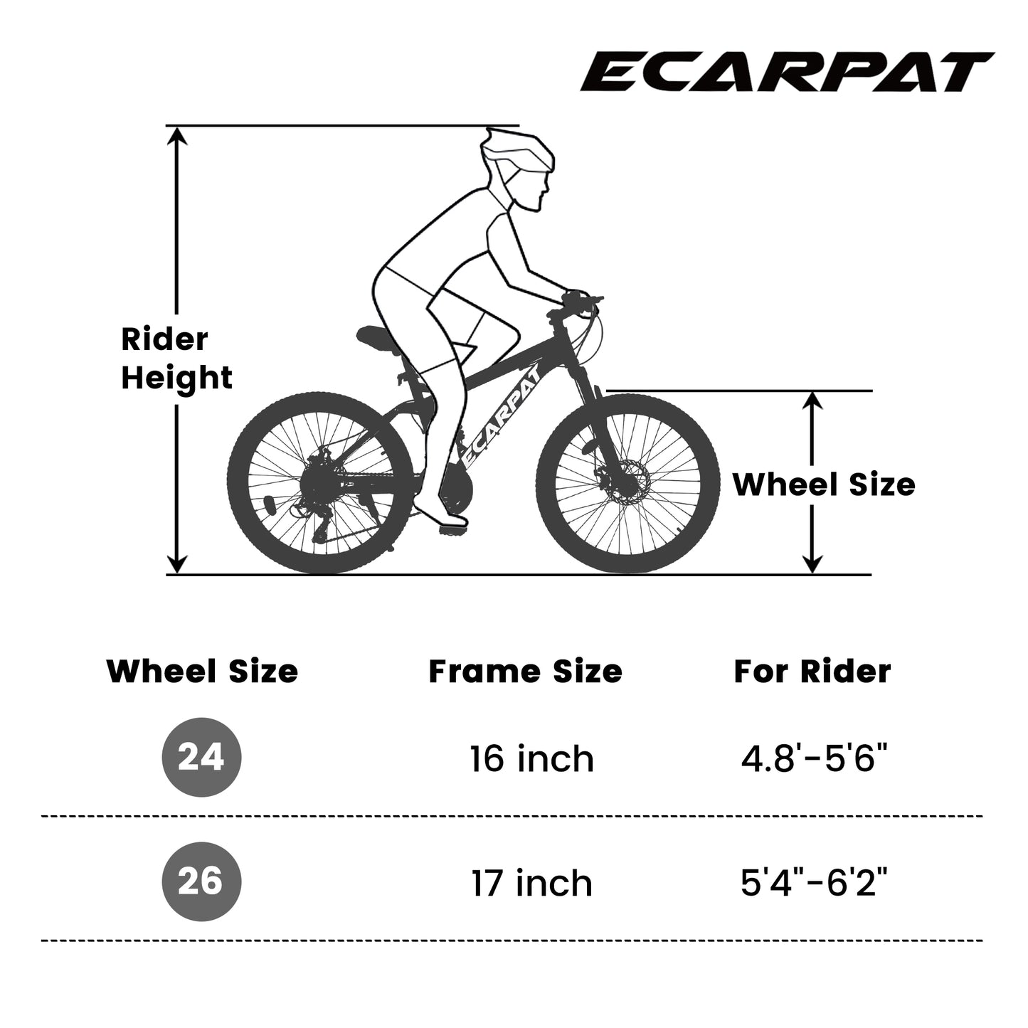 Ecarpat 26 Inch Mens Mountain Bike, 21 Speeds Carbon Steel Mountain Bike, Disc Brakes and Suspension Fork Mountain Bike, Adult Sport Bicycle for Trail Snow Commuter City Road