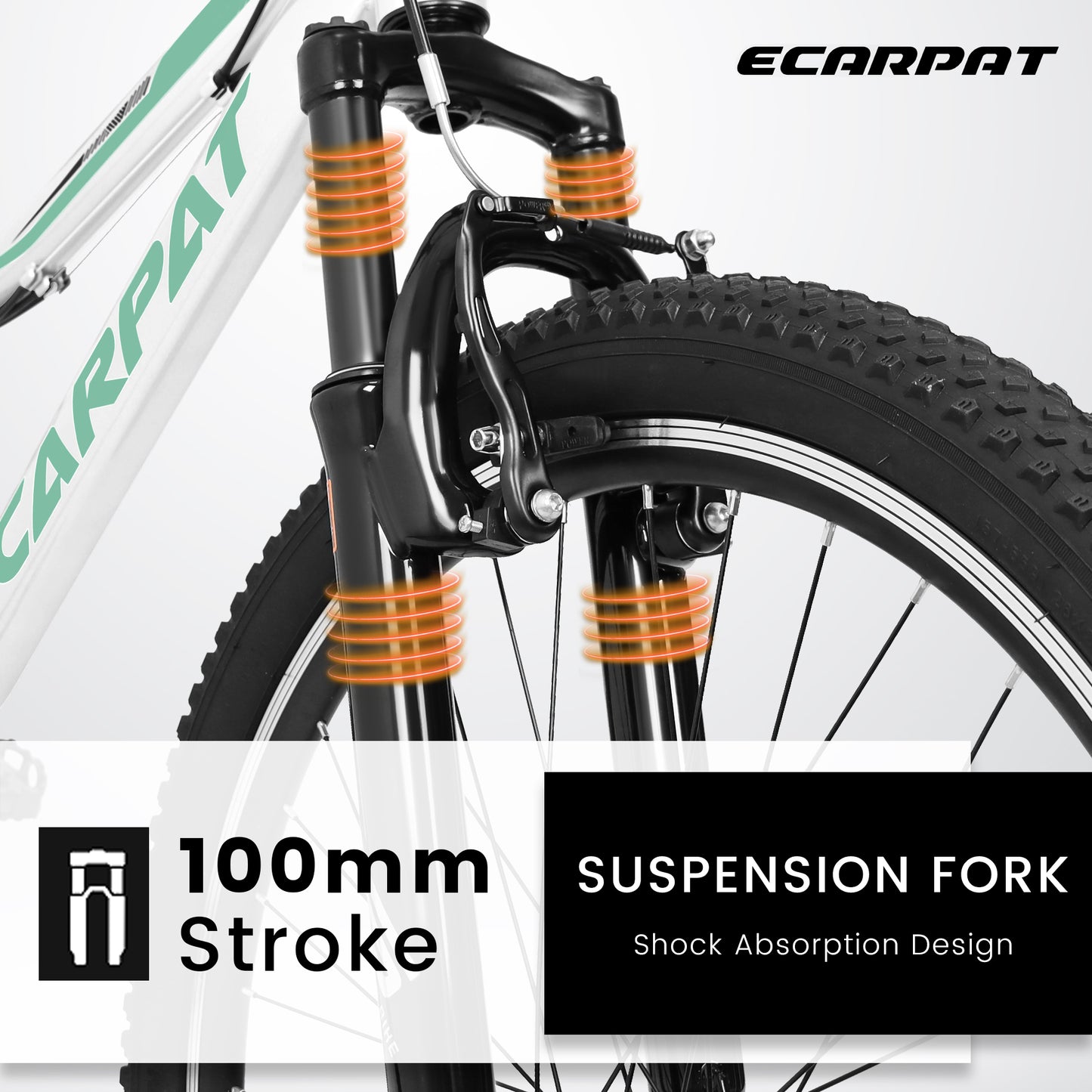 24/26 Inch Women Girls Mountain Bike, V Brakes 21 Speeds Women Bike, Sturdy Steel Frame and Suspension Fork, Stylish Adult and Teens Bicycle for Urban Trail Snow Commuter