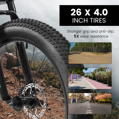 26 Inch Dual Full Suspension Mountain Bike, 21 Speeds Dual Disc Brake, Men Women Carbon Steel Mountain Bike, Adult Trail Beach Snow Commuter City Bikes