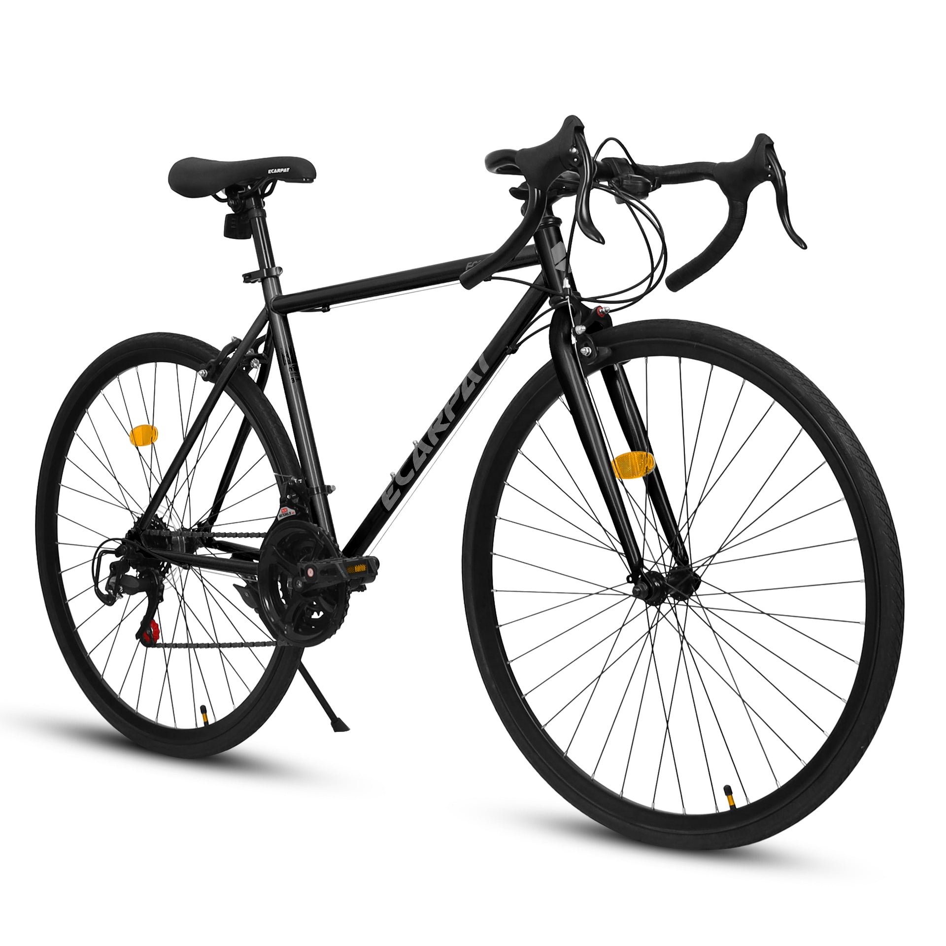 Ecarpat 700C Hybrid Road Bike, 21 Speeds Steel Frame Racing 