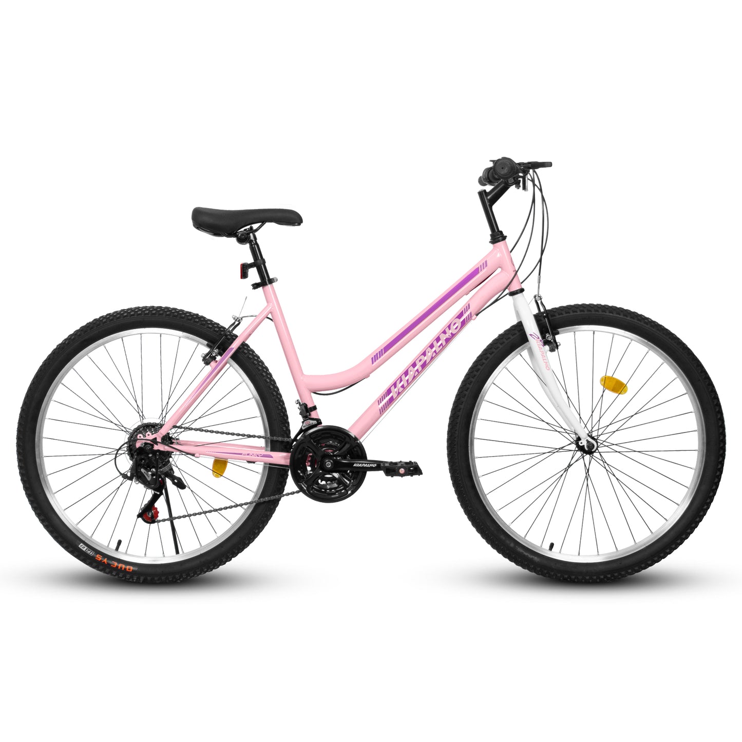 Womens' Girls 26 Inch Mountain Bikes,High Carbon Steel 21-Speed Bicycles, For Ages 16+Years Old, Daily Commuting City Gifts Bikes