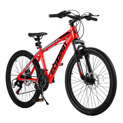 capic mountainbike Ecarpat 24 Inch Mountain Bike, Front Suspension Mens Mountain Bike wit – ECARPAT SPORT
